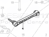 Control Arm Upper Rear. Porsche 993